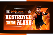 Basketball YouTube Thumbnail Pack, a Social Media Template by OnurDemircan (Thumbnail 5 of 6)