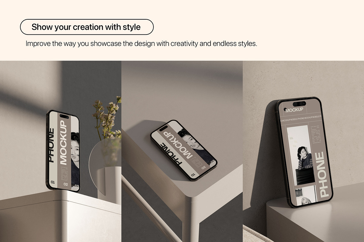 Arian - Minimal Mockup Bundle, a Device Mockup by Creavora (Photo 3 of 8)