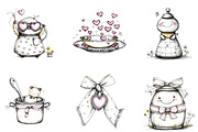 Funny Silver Mother's Day Clipart, an Illustration by Designking (Thumbnail 4 of 5)