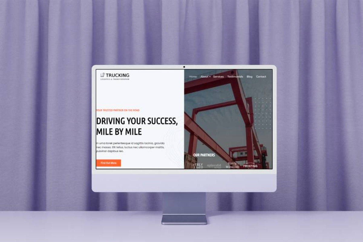 Trucking WordPress Theme preview 5