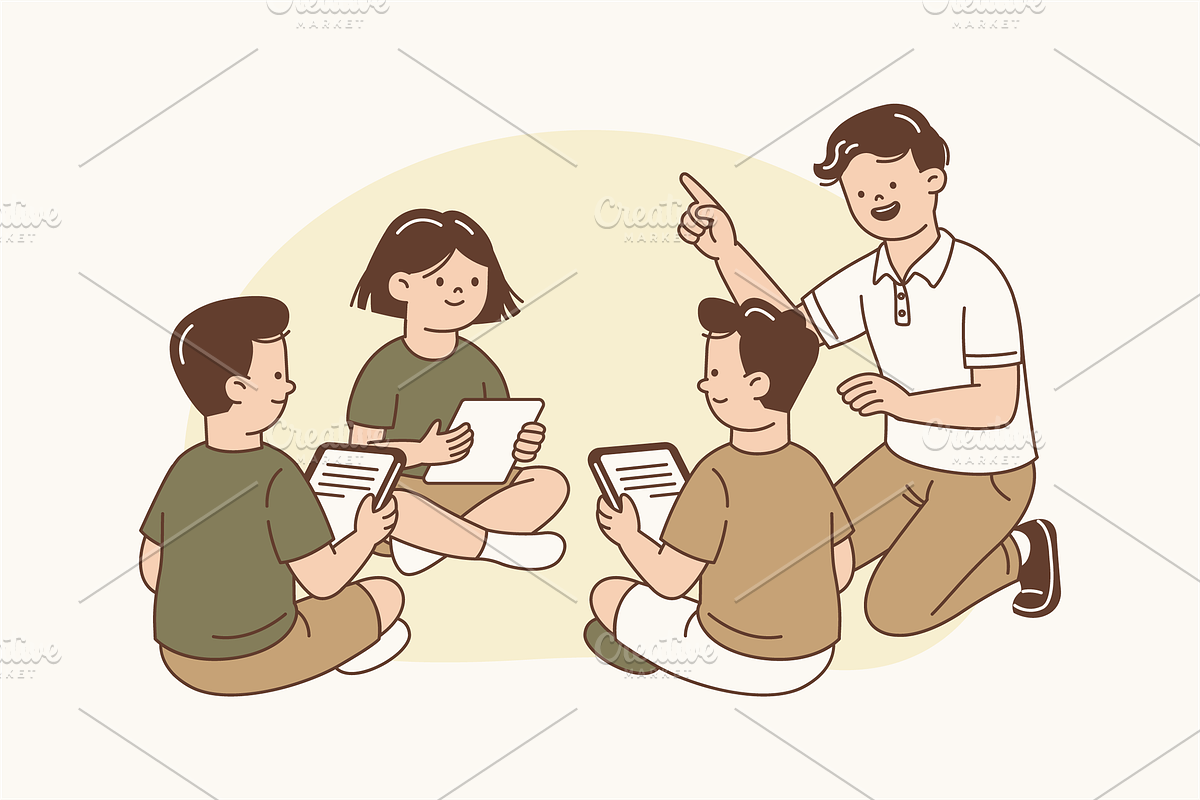 Future Ready Kids Illustration, an Object Graphic by Jump Studio (Photo 4 of 12)
