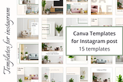 15 Instagram Templates for feeds, a Social Media Template by KaluginaWEB (Thumbnail 1 of 6)