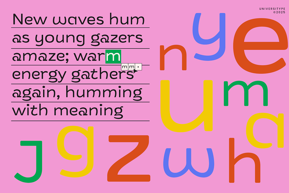 UT Forgiva - A Unique Display Sans, a Sans Serif Font by Universitype (Photo 2 of 11)