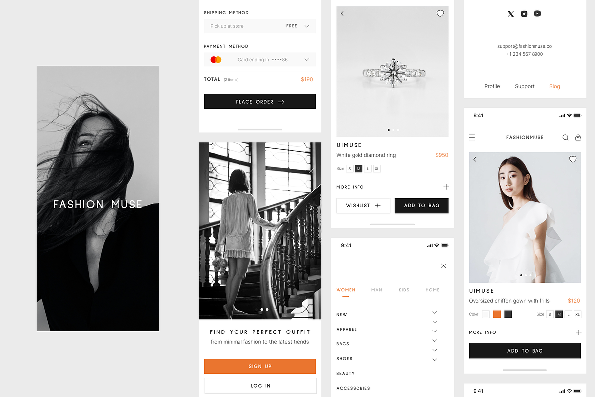 Minimal Ecommerce UI Kit for Figma, an UI Kit Template by UI Muse (Photo 2 of 4)