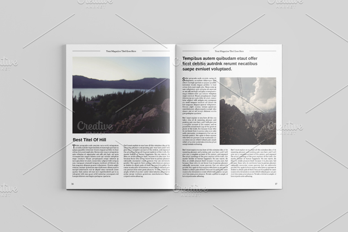 InDesign Multipurpose Magazine -V472, a Magazine Template by Template Shop (Photo 10 of 19)