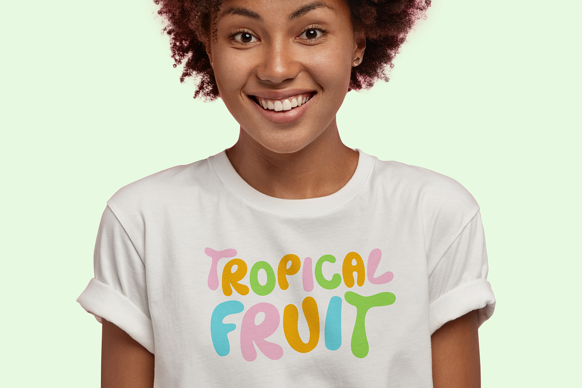 Tropical Fruit, a Sans Serif Font by BBtypeStudios (Photo 3 of 16)