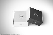 Front Tuck Square Mailing Box Mockup, a Packaging Mockup by Sheikhadesign (Thumbnail 7 of 10)