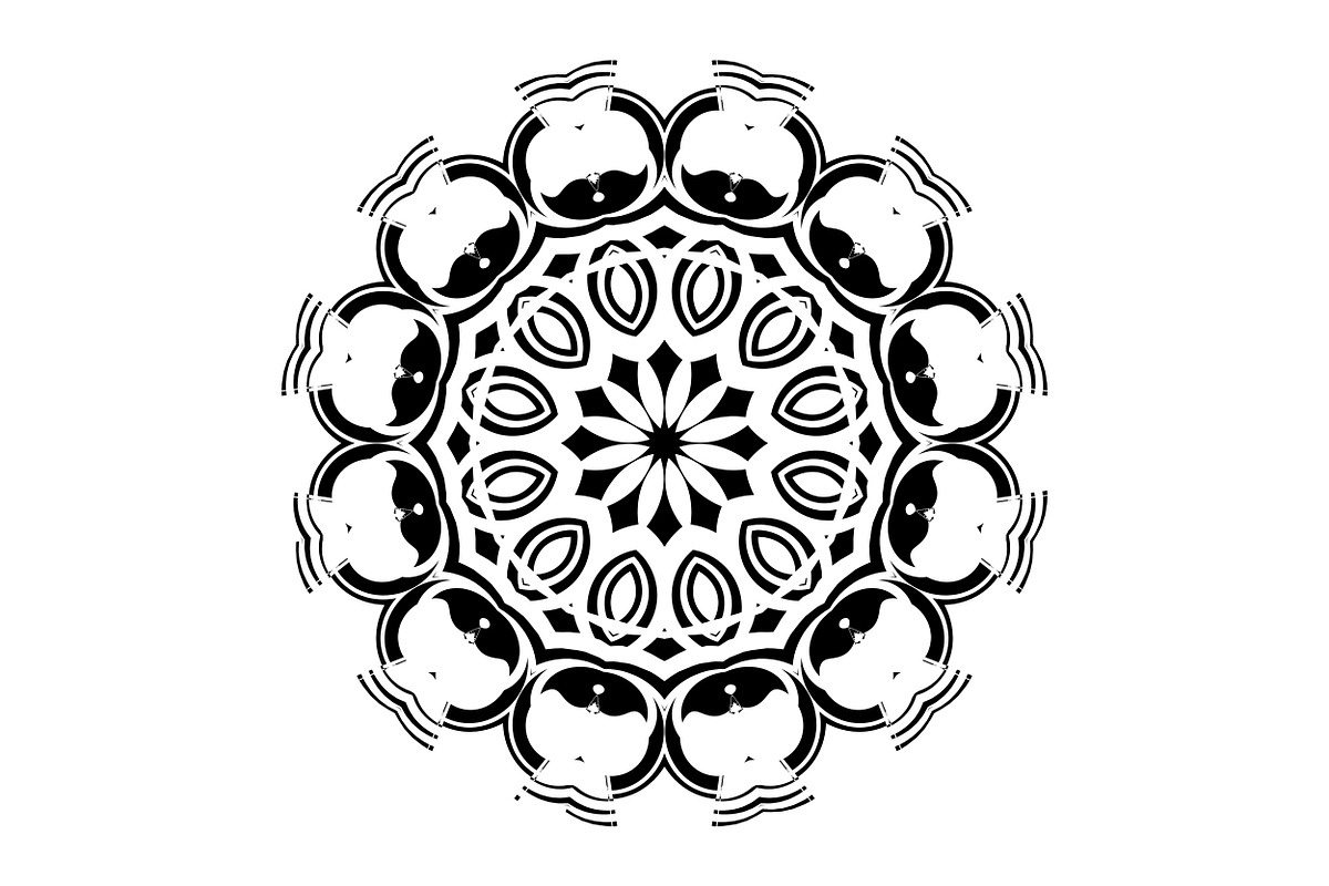Decorative Mandala Digital Art Pack, a Decorative Illustration by NJ Himel (Photo 74 of 101)