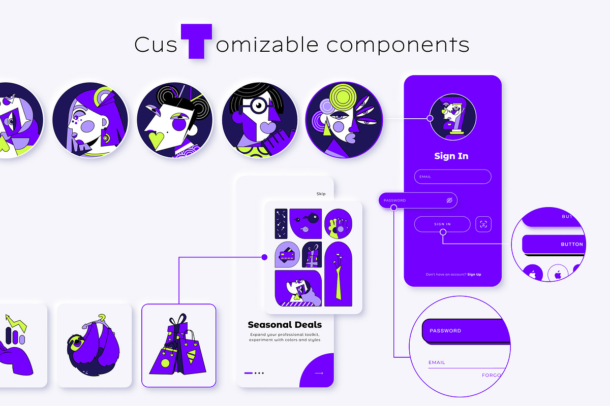Forte. Setup & Onboarding UI KIT, a Product Mockup by Enten-Eller (Photo 4 of 7)