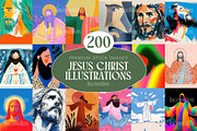200 Jesus Christ Illustrations, a Person Illustration by Incomelion (Thumbnail 1 of 20)