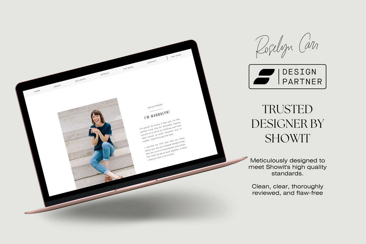 Showit Template - Manda, a Websites & App Template by Creator Goodies (Photo 4 of 5)