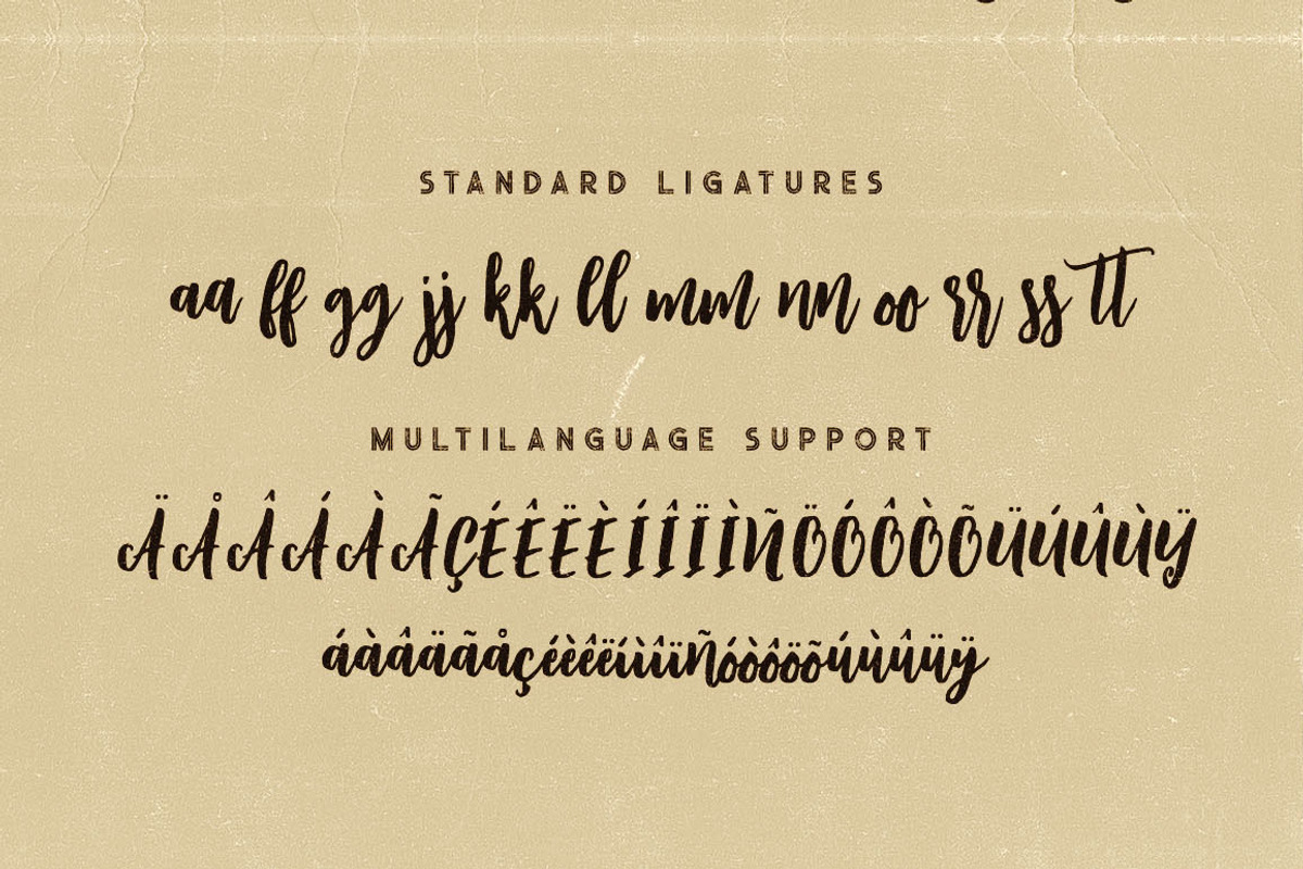 Wildlove Script Font preview 8