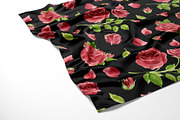 Watercolor pink and red roses, an Illustration by Valin Malin (Thumbnail 14 of 16)