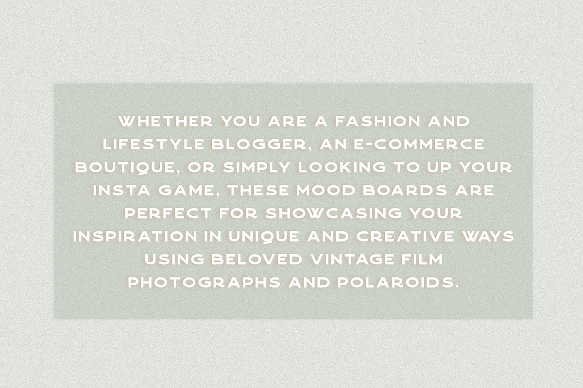 Vintage Mood Boards for Instagram, a Social Media Template by Karissa Macapagal (Photo 9 of 9)