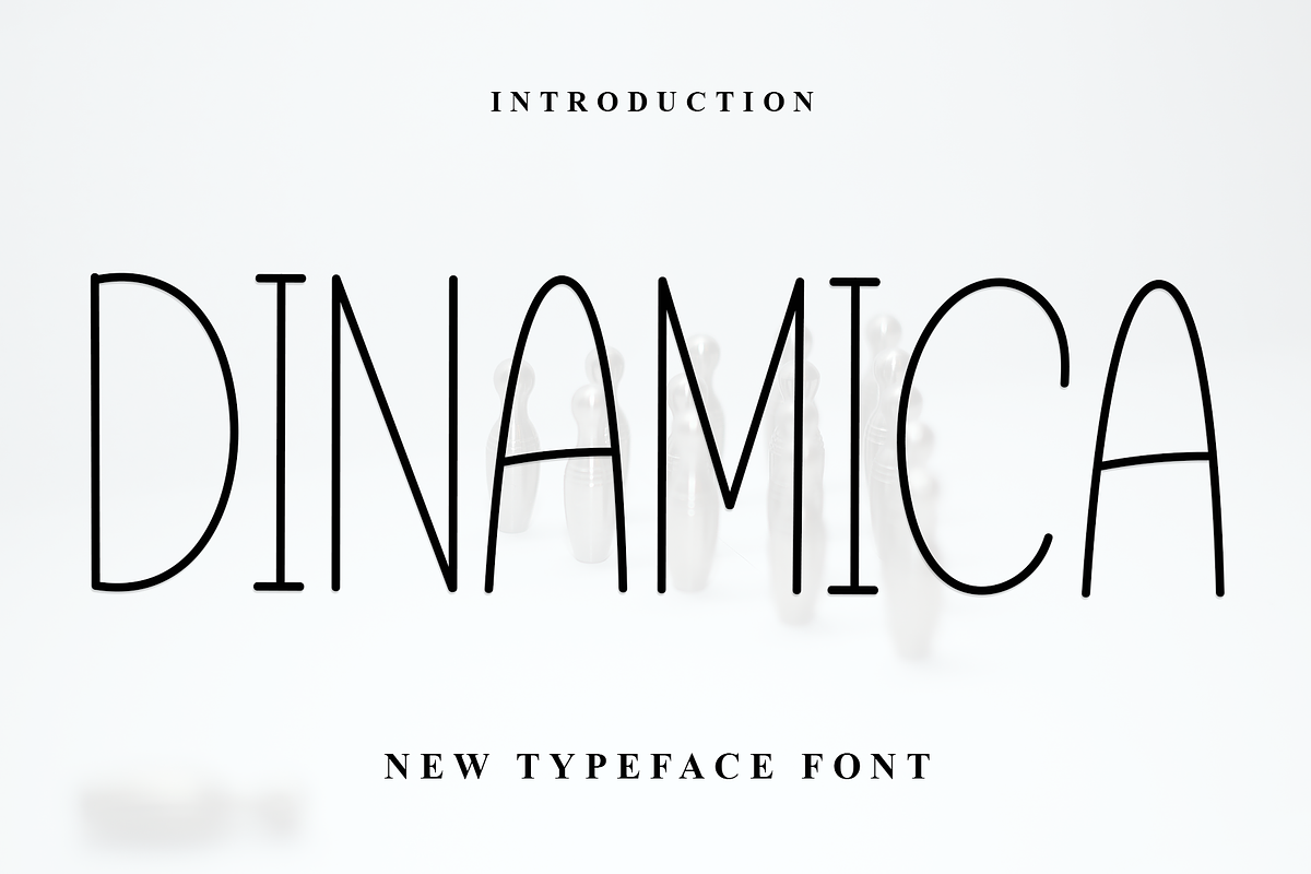 Dinamica, a Font by FreshTypeINK (Photo 1 of 8)