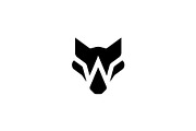 Modern W Wolf Head Logo Template, a Branding & Logo Template by MenkType Studio (Thumbnail 1 of 2)