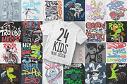 24 Kids t-shirt design collection, an Illustration by Urbanshop (Thumbnail 1 of 5)