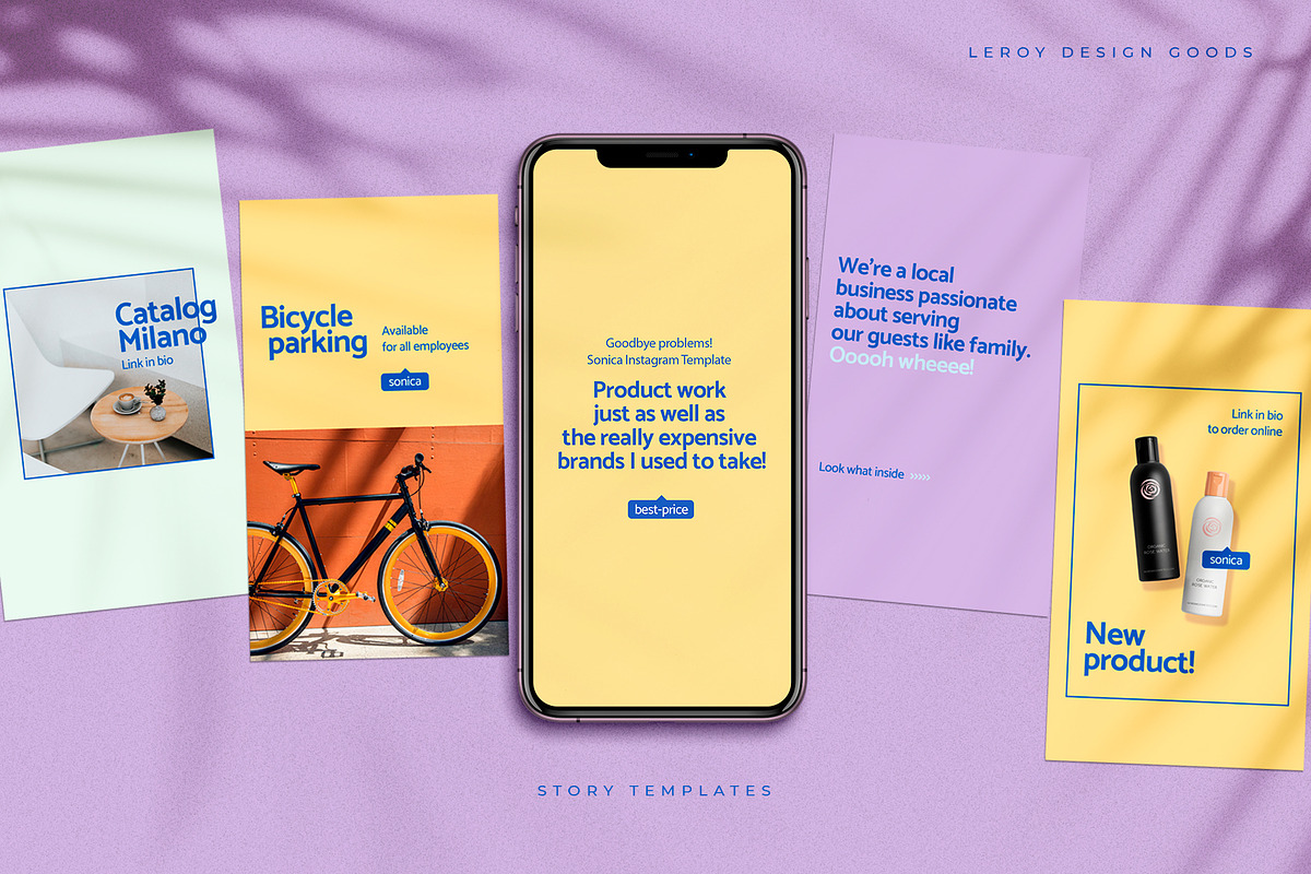 SONICA - Instagram Canva Template, a Social Media Template by LEROY Design (Photo 6 of 7)