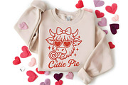 Valentine Highland Cow PNG, an Illustration by DreamPrint404 (Thumbnail 4 of 8)