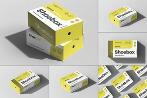 Shoe Box Mock-up, a Packaging Mockup by DesignRushMarket