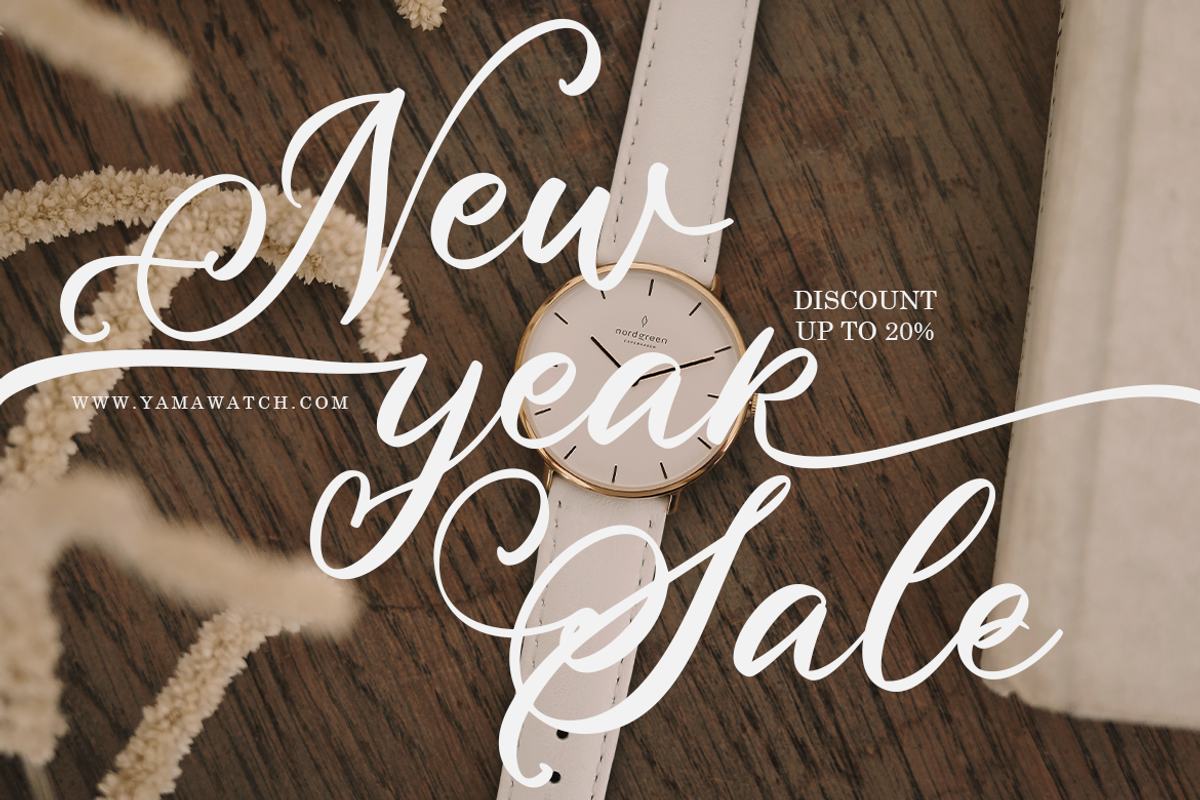Special Bouquet | A Flourish Font, a Script Font by Colllab Studio (Photo 7 of 19)