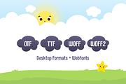 Childling Display Font, a Script Font by alpercakici (Thumbnail 10 of 11)