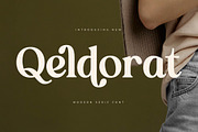 Qeldorat Modern Serif Font, a Serif Font by Letterena Studios (Thumbnail 1 of 15)