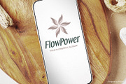 Flow Power Brand Mark | Canva & AI, a Branding & Logo Template by Elibee (Thumbnail 5 of 6)