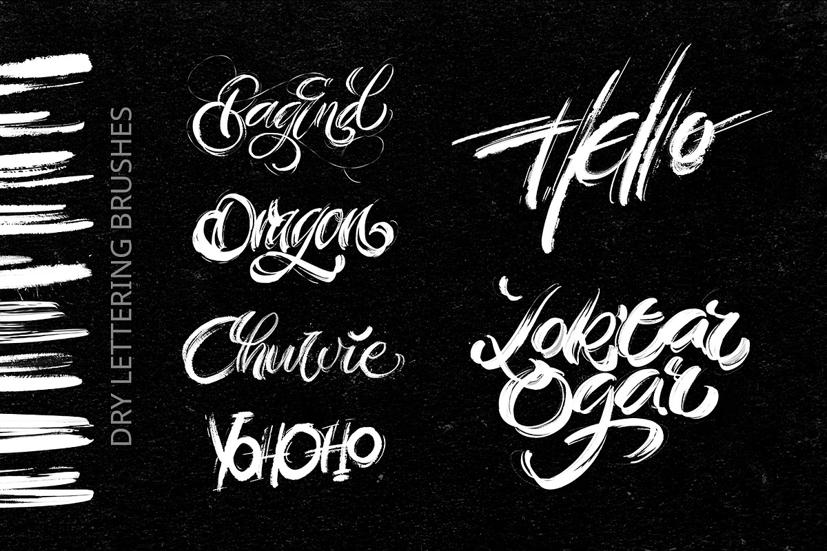 RA Bundle for Lettering. Procreate, a Brush Add-On by Diacritics (Photo 3 of 10)