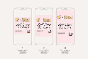 Beauty Instagram Templates Canva