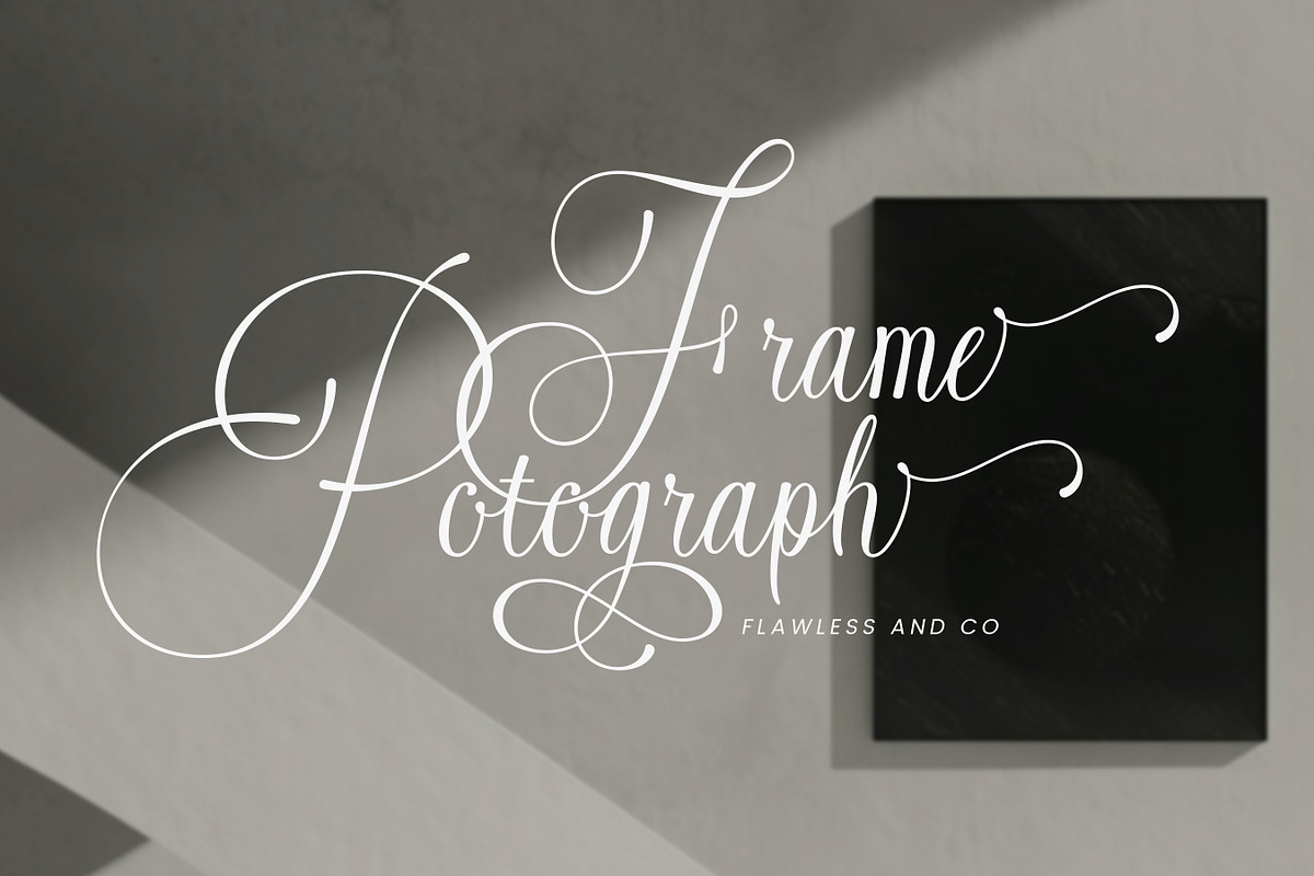 Patrice Seraya - Calligraphy Font, a Script Font by Flawless And Co (Photo 2 of 10)