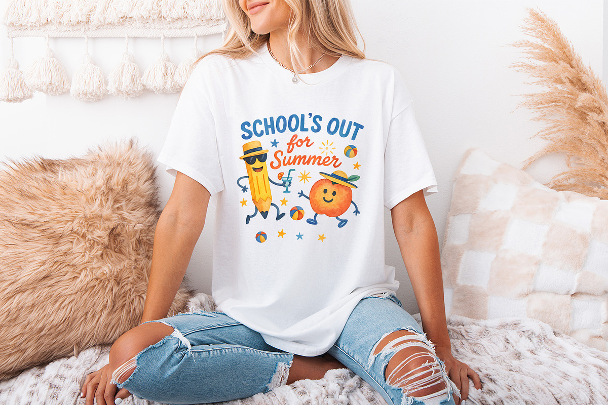 Schools Out For Summer png, an Illustration by SharpMarketplace (Photo 3 of 9)