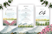 Nature Landscape Wedding Suite, an Invitation Template by wulano (Thumbnail 3 of 6)