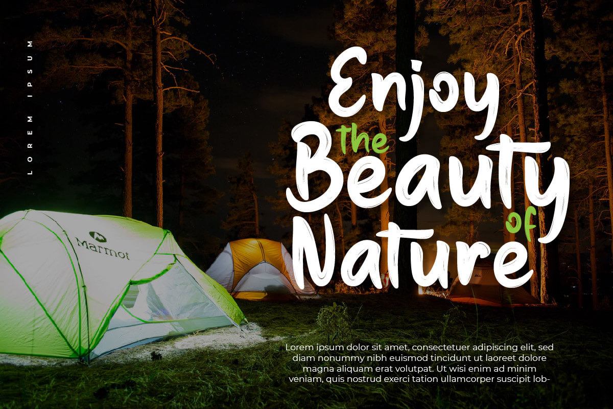 Gestic - Brush Handwritten Font, a Handwritten Font by productype1 (Photo 7 of 8)