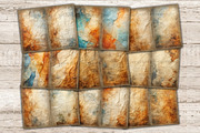 Crumpled Paper Junk Journal Pages |, a Texture Illustration by GlamArtZhanna (Thumbnail 3 of 10)