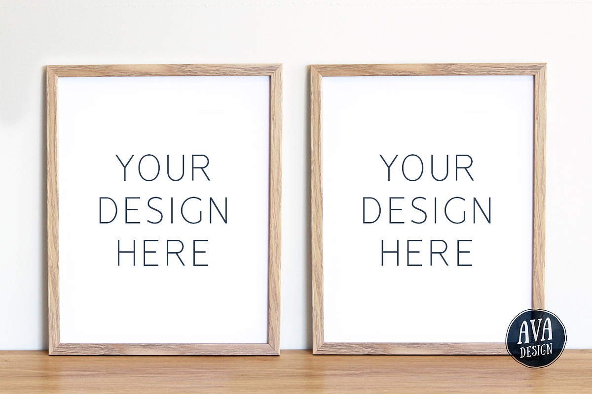 Double Frame Mockup | 8x10, a Mockup by Ava Design (Photo 1 of 2)