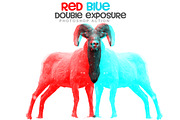 Red blue Double exposure Action, an Action Add-On by Ruslan Zelensky (Thumbnail 3 of 5)