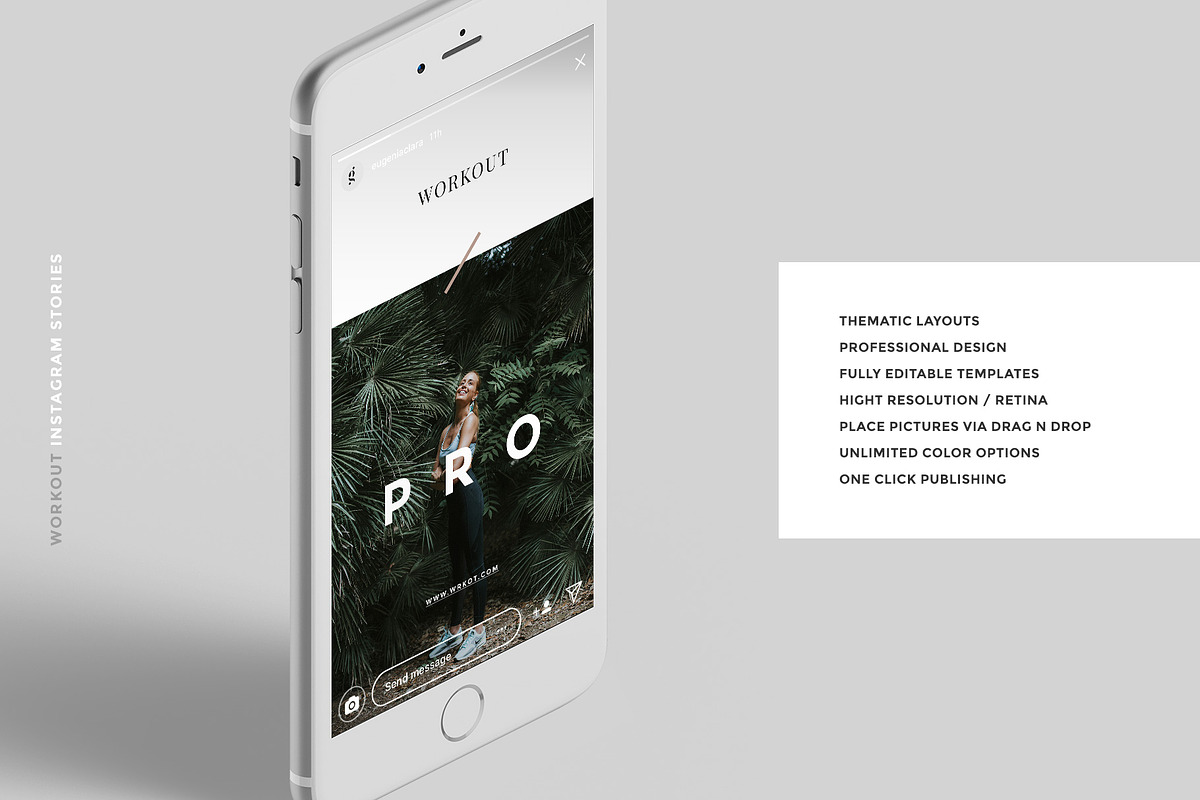 Fitness Canva Social Coach Templates, a Social Media Template by Goashape Studio (Photo 5 of 11)