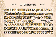 Venio 3D, a Sans Serif Font by Craft Supply Co. (Thumbnail 7 of 8)