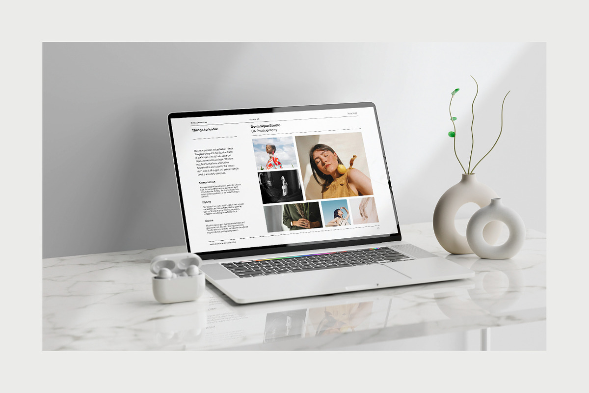DOMINIQUE STUDIO / Brand Guidelines, a Branding & Logo Template by Studio Dara (Photo 15 of 20)