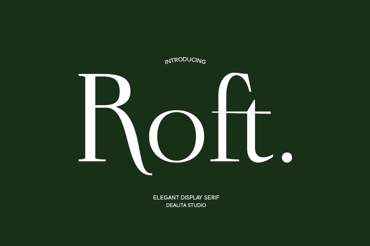 Roft - Quiet Luxury Minimalist Serif, a Serif Font by dealitastudio (Photo 1 of 12)