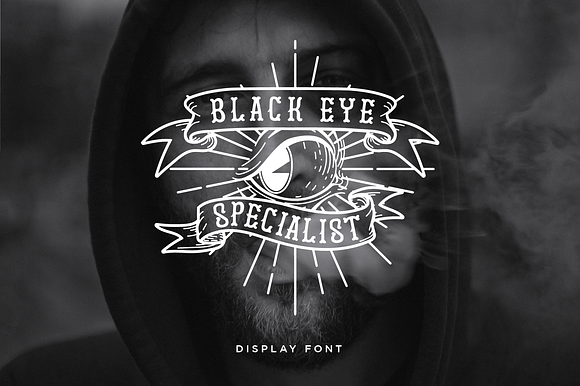 Black Eye Specialist Font preview 6