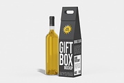 Gift Box Mockup, a Cups & Container Mockup by Unerispace (Thumbnail 3 of 4)