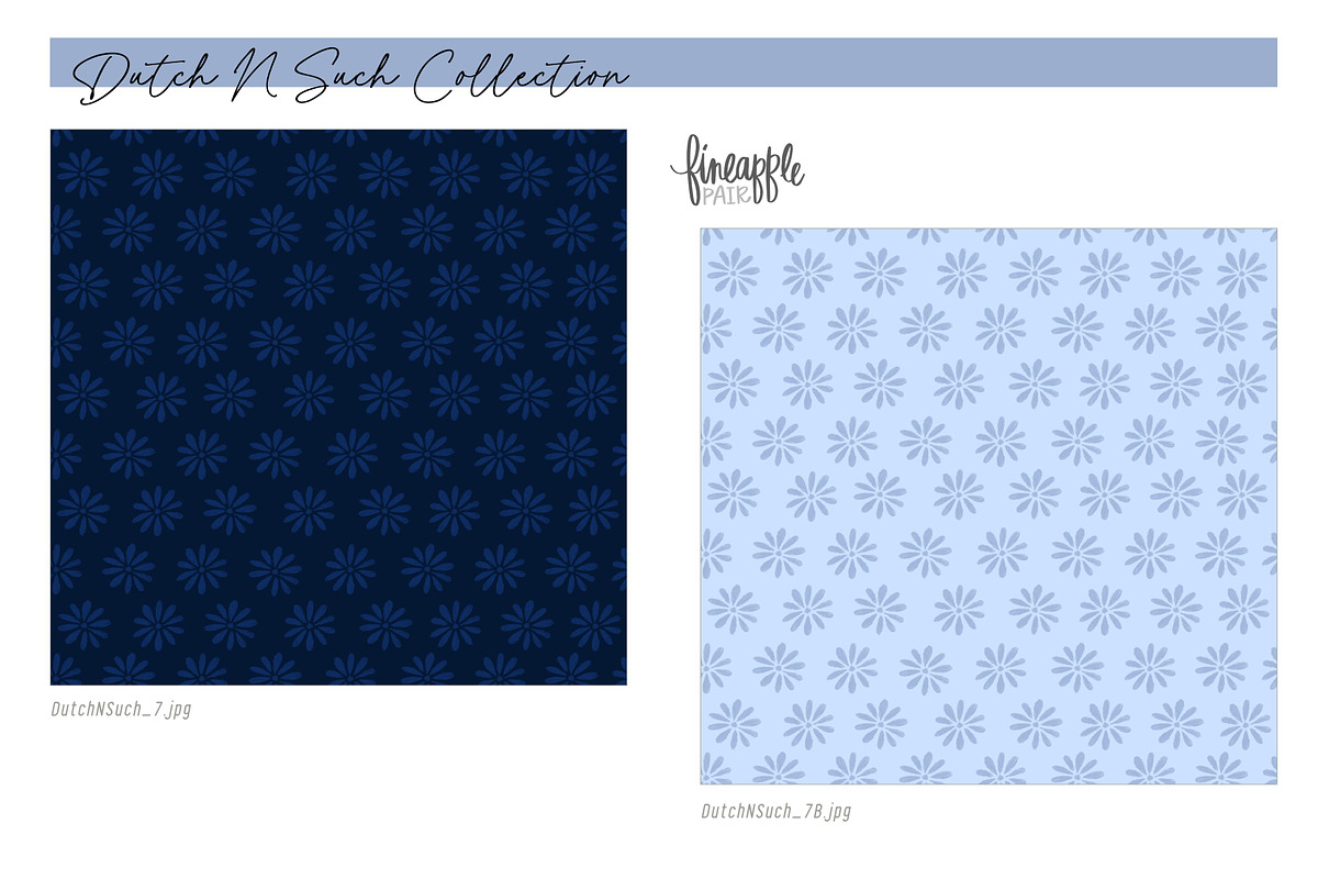 Dutch Heritage Seamless Patterns, a Pattern Graphic by FINEAPPLE (Photo 7 of 9)