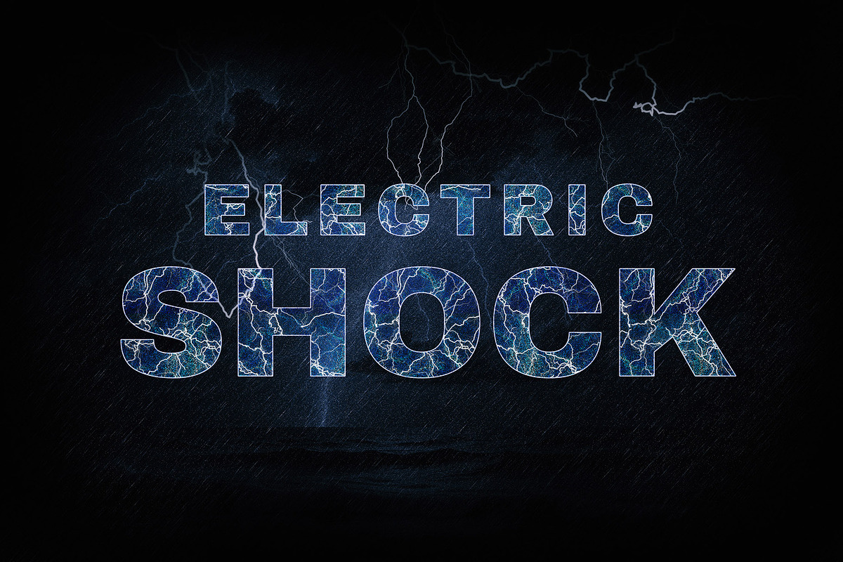 PSD Electric Editable Text Effect, a Layer Style Add-On by Photoshop Action (Photo 10 of 19)