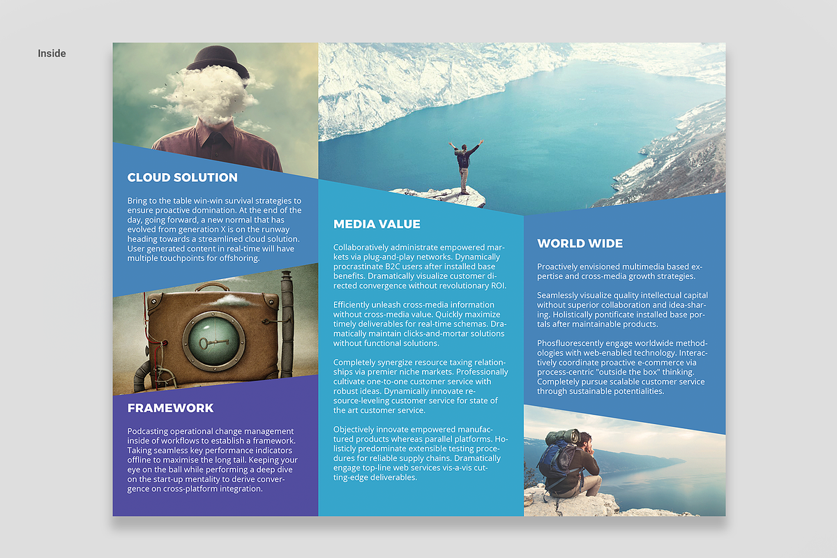 Creative Tri Fold Brochure Template, a Brochure Template by zokidesign (Photo 4 of 4)