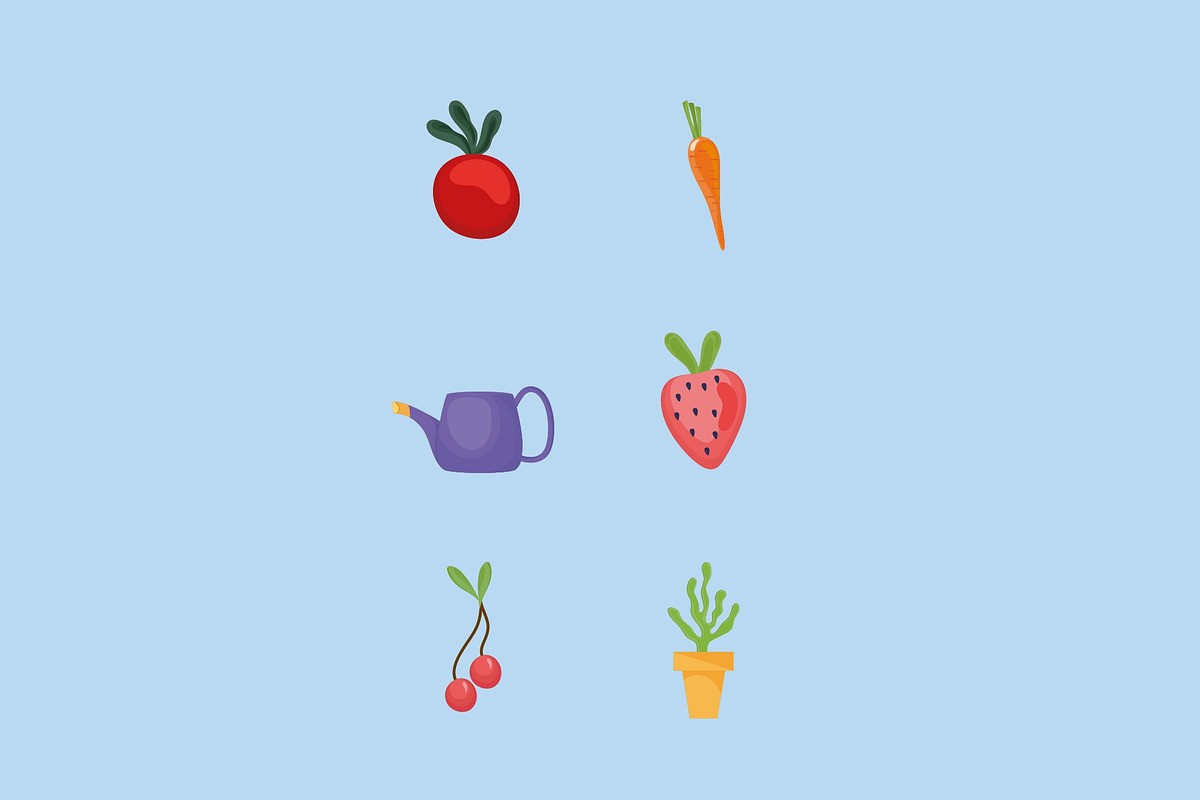 Gardening Illustration Set, an Object Illustration by studiogstock (Photo 3 of 3)