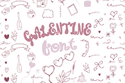 Galentine’s Valentine Bundle, a Handwritten Font by Little Creative Scribbles (Thumbnail 1 of 8)