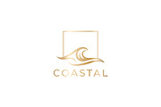 Coastal Logo Abstract Wave in Square, a Branding & Logo Template by Signatoro (Thumbnail 2 of 3)