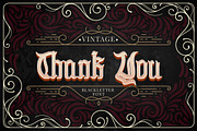 JavierSkull - Decorative Blackletter, a Blackletter Font by Dhabee (Thumbnail 7 of 15)